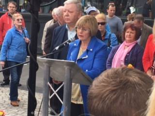 Margaret Urwin at the Commemoration